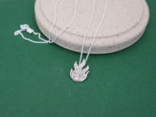 Load image into Gallery viewer, FIRE Pendant / ransmutation, inspiration, alchemical fire - Sterling Silver 925