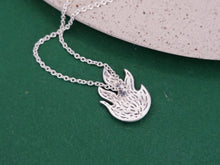 Load image into Gallery viewer, FIRE Pendant / ransmutation, inspiration, alchemical fire - Sterling Silver 925