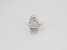 Load image into Gallery viewer, OWL & NIGHT Spinning Ring / Wisdom and Insight / thaumatrope in Sterling Silver 925