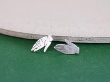 Load image into Gallery viewer, OPEN HANDS Stud Earrings / Sterling Silver 925