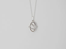 Load image into Gallery viewer, PARAKEET & TREE Spinning Necklace / Joy and Life / thaumatrope - Sterling Silver 925