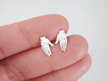 Load image into Gallery viewer, OPEN HANDS Stud Earrings / Sterling Silver 925