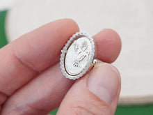 Load image into Gallery viewer, HUMMINGBIRD & HAND Spinning Ring / Strenght and Freedom - Sterling Silver 925