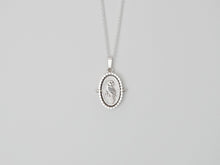 Load image into Gallery viewer, PARAKEET & TREE Spinning Necklace / Joy and Life / thaumatrope - Sterling Silver 925