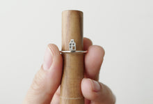 Load image into Gallery viewer, TINY AMSTERDAM / miniature dutch house ring in sterling silver
