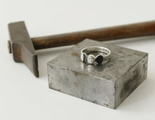Load image into Gallery viewer, UNDER THIS MOON FAMILY RING / multiple custom moon phases ring in sterling silver