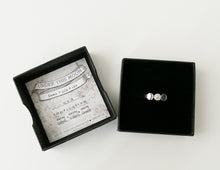 Load image into Gallery viewer, UNDER THIS MOON FAMILY RING / multiple custom moon phases ring in sterling silver