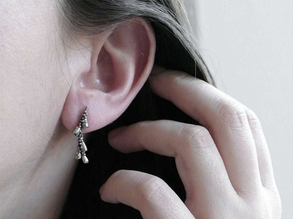 Earlobe climber earrings sale