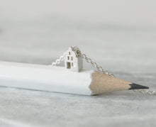 Load image into Gallery viewer, LEUK - NICE / miniature dutch house necklace in sterling silver