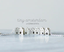 Load image into Gallery viewer, BLIJ - HAPPY / miniature dutch house necklace in sterling silver