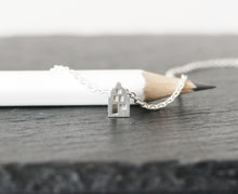 Load image into Gallery viewer, LEUK - NICE / miniature dutch house necklace in sterling silver