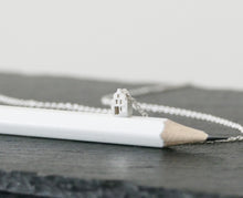 Load image into Gallery viewer, LEUK - NICE / miniature dutch house necklace in sterling silver