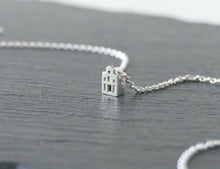 Load image into Gallery viewer, GELUK - LUCK / miniature dutch house necklace in sterling silver