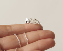 Load image into Gallery viewer, TINY AMSTERDAM NECKLACE / multiple dutch houses necklace in sterling silver