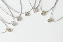 Load image into Gallery viewer, TINY AMSTERDAM BRACELET / miniature dutch house bracelet in sterling silver and natural silk