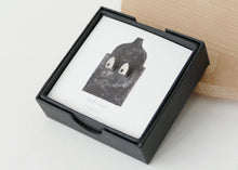 Load image into Gallery viewer, TINY AMSTERDAM EARRINGS / miniature dutch house stud earrings in sterling silver