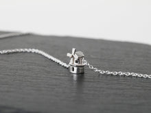 Load image into Gallery viewer, STERK - STRONG / miniature dutch windmill necklace in sterling silver