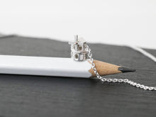 Load image into Gallery viewer, STERK - STRONG / miniature dutch windmill necklace in sterling silver