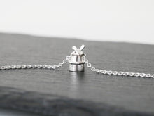 Load image into Gallery viewer, STERK - STRONG / miniature dutch windmill necklace in sterling silver