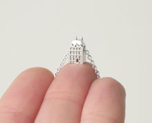 Load image into Gallery viewer, KUNST - ART / miniature Rembrandt house necklace in sterling silver