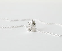 Load image into Gallery viewer, KUNST - ART / miniature Rembrandt house necklace in sterling silver