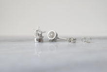 Load image into Gallery viewer, STERK - STRONG STUDS / miniature dutch windmill sterling silver earrings