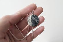 Load image into Gallery viewer, UNDER THIS MOON / custom SUPERMOON moon phase necklace in sterling silver