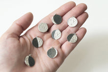 Load image into Gallery viewer, UNDER THIS MOON /  additional BIG custom moon phase charms in sterling silver