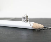 Load image into Gallery viewer, KUNST - ART / miniature Rembrandt house necklace in sterling silver