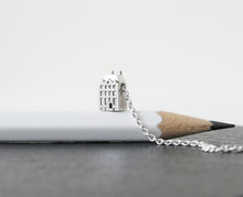Load image into Gallery viewer, KUNST - ART / miniature Rembrandt house necklace in sterling silver