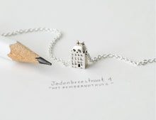 Load image into Gallery viewer, KUNST - ART / miniature Rembrandt house necklace in sterling silver