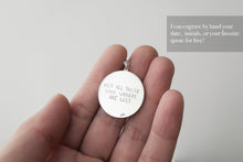Load image into Gallery viewer, UNDER THIS MOON / custom SUPERMOON moon phase necklace in sterling silver