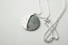 Load image into Gallery viewer, UNDER THIS MOON / custom SUPERMOON moon phase necklace in sterling silver