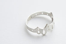Load image into Gallery viewer, LINGERIE RING 001 / hand-pierced ring in sterling silver