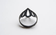 Load image into Gallery viewer, LINGERIE RING 004 / hand-pierced ring in sterling silver