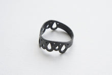 Load image into Gallery viewer, LINGERIE RING 006 / hand-pierced ring in sterling silver