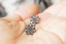 Load image into Gallery viewer, LINGERIE MINI STUDS / hand-pierced studs in sterling silver