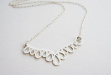 Load image into Gallery viewer, LINGERIE SWEETHEART / hand-pierced necklace in sterling silver
