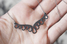 Load image into Gallery viewer, LINGERIE SWEETHEART / hand-pierced necklace in sterling silver