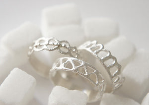 ASHUM . AYN . HAWA / moroccan inspired stackable rings in sterling silver