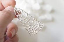 Load image into Gallery viewer, BARAKA / moroccan inspired earrings in sterling silver