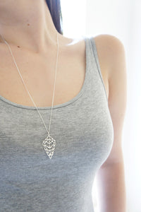 ZITUN / moroccan inspired necklace in sterling silver