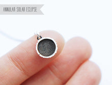 Load image into Gallery viewer, UNDER THIS MOON / custom moon phase necklace in sterling silver