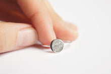 Load image into Gallery viewer, UNDER THIS MOON / custom moon phase ring in sterling silver
