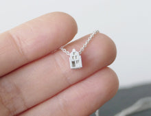 Load image into Gallery viewer, LEUK - NICE / miniature dutch house necklace in sterling silver