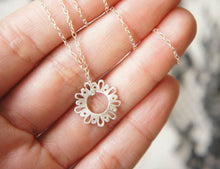 Load image into Gallery viewer, LINGERIE TINY CUTE PENDANT / hand-pierced necklace in sterling silver