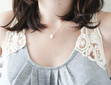 Load image into Gallery viewer, ANTOINETTE / miniature mirror necklace in sterling silver