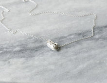 Load image into Gallery viewer, GEZELLIG - COZY / miniature amsterdam boathouse pendant in sterling silver
