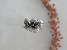Load image into Gallery viewer, PAPAVER PETALS / poppy flower ring in sterling silver