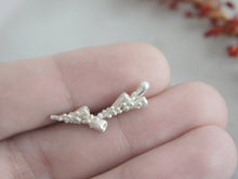 Load image into Gallery viewer, LAVENDER BRANCH / botanical ear climber in sterling silver